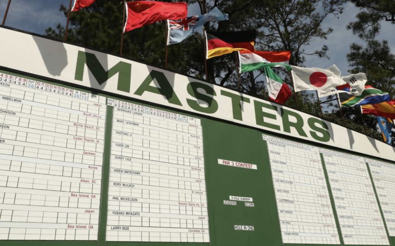 augusta masters leaderboard