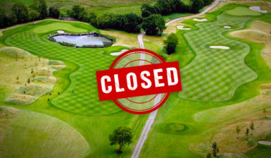 golf course closed parcours fermé europe
