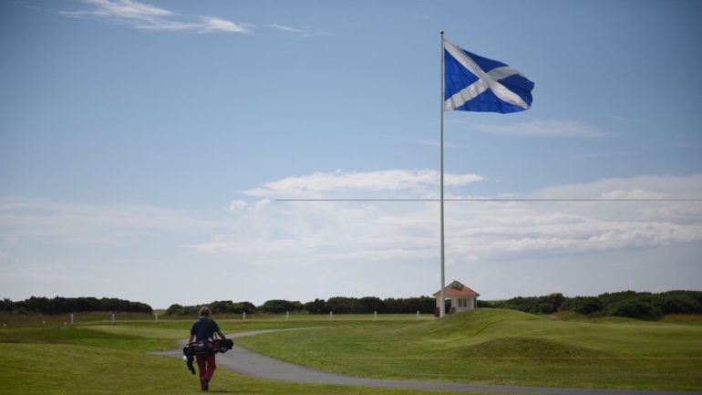 ecosse confinement drapeau