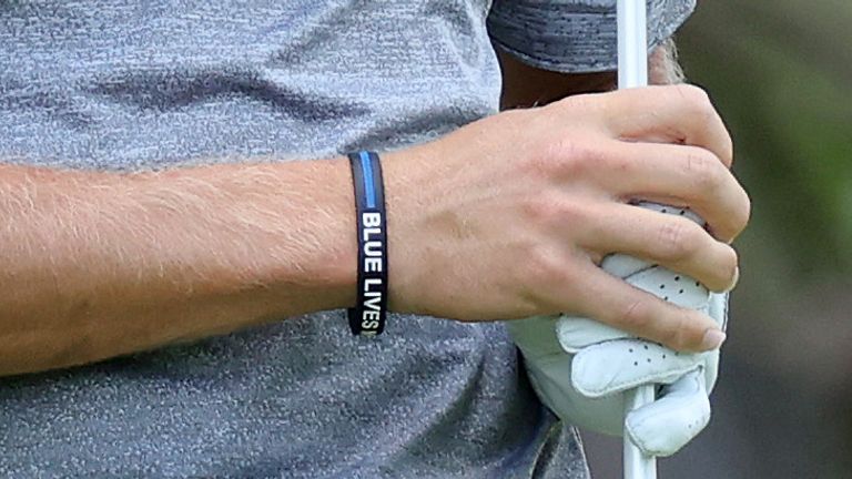 richy werenski wrist band bracelet police