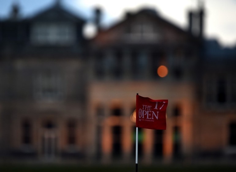 FLAG drapeau the open STUART FRANKLIN / GETTY IMAGES EUROPE