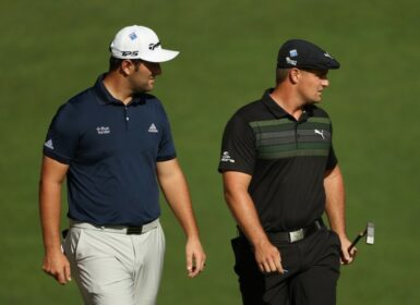 Jon Rahm ET Bryson DeChambeau Patrick Smith/Getty Images/AFP