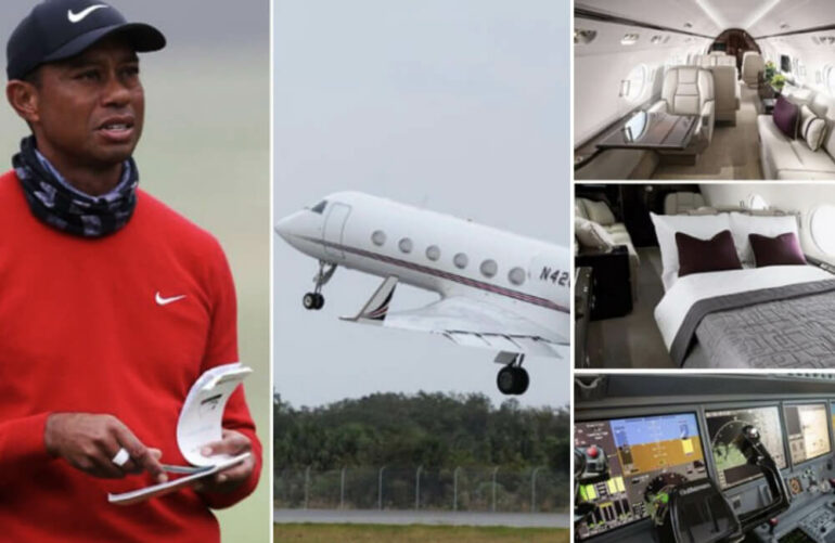 Private Jets Tiger Woods