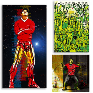 super heros les-tableaux-de-christophe-lassaut