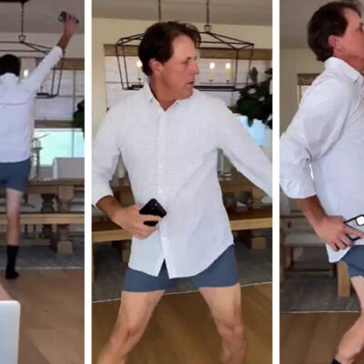 Mickelson se met à danser pour une marque de vêtement et ça buzzz !....