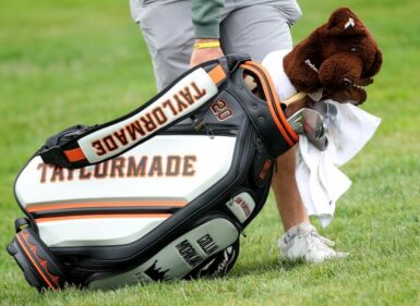 TaylorMade golf bag Jamie Squire/Getty Images/AFP