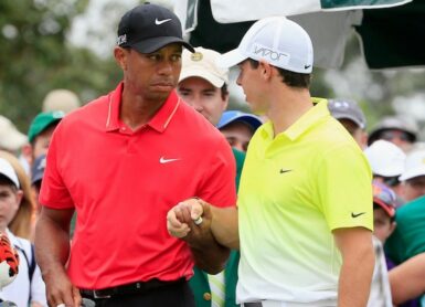 Tiger Woods Rory McIlroy JAMIE SQUIRE / GETTY IMAGES NORTH AMERICA / Getty Images via AFP