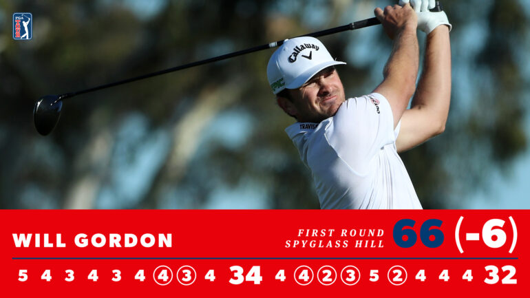 pga tour will gordon score card