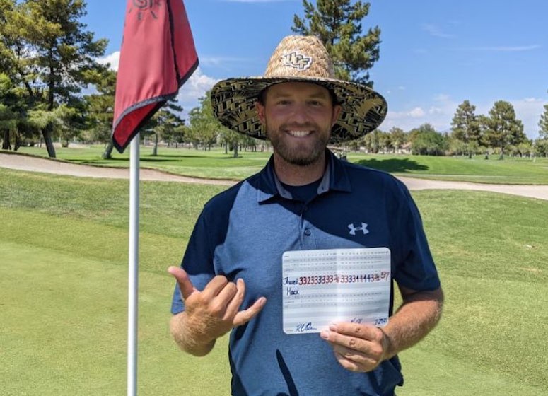 Il Score 57 A L Entrainement Carte Record Golf Planete