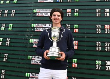 Lucas Dutartre Coupe Frayssineau Mouchy ©Alexis Orloff/FFGOLF