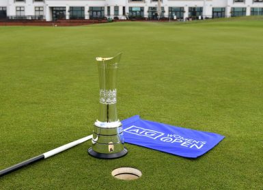 AIG Women's Open 2021 Trophy CARNOUSTIE Photo by Mark Runnacles / R&A via Getty Images