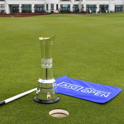 AIG Women's Open 2021 Trophy CARNOUSTIE Photo by Mark Runnacles / R&A via Getty Images