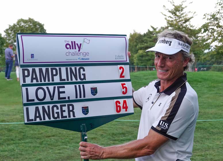 Bernhard Langer joue son âge pour la première fois le jour de son anniversaire !