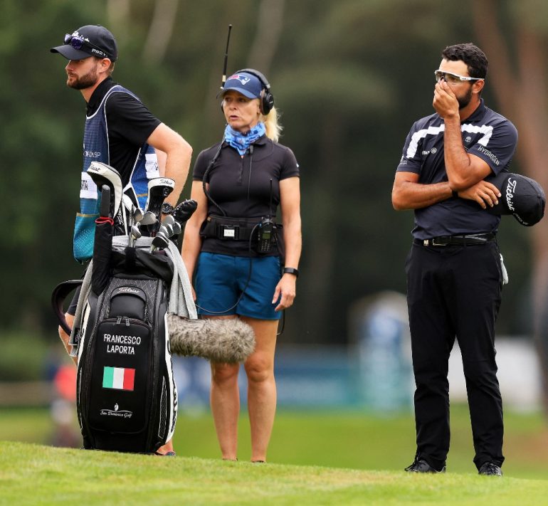 Pietro Consenza Francesco Laporta Photo Richard HEATHCOTE / Getty Images via AFP