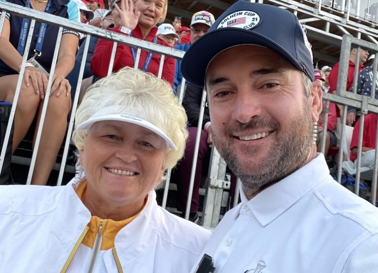 bubba watson laura davies solheim cup supporter ©twitter bubba watson