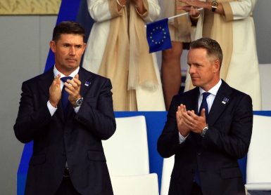 Captain Padraig Harrington Mike Ehrmann/Getty Images/AFP