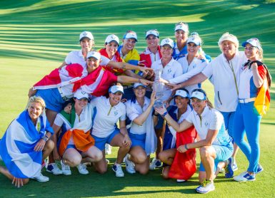 solheim cup victoire victory team trophy equipe ©LET/Tristan Jones