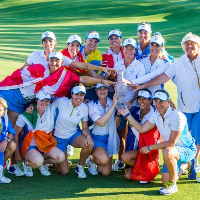 solheim cup victoire victory team trophy equipe ©LET/Tristan Jones