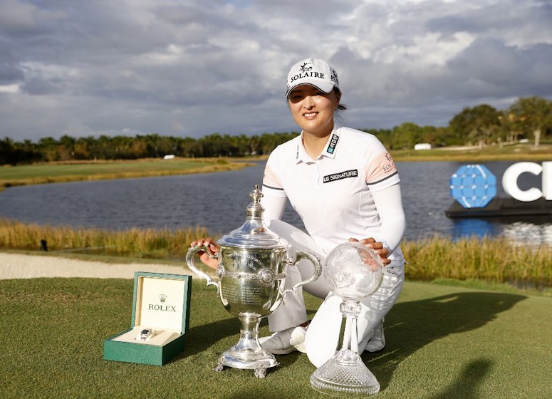 Jin Young Ko par KO, Céline Boutier sur le podium !