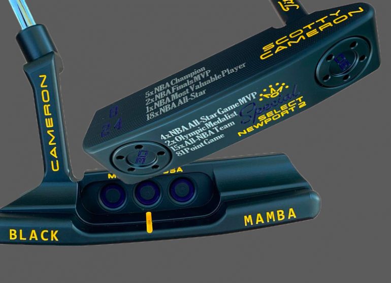 black mamba putter scotty cameron kobe bryant