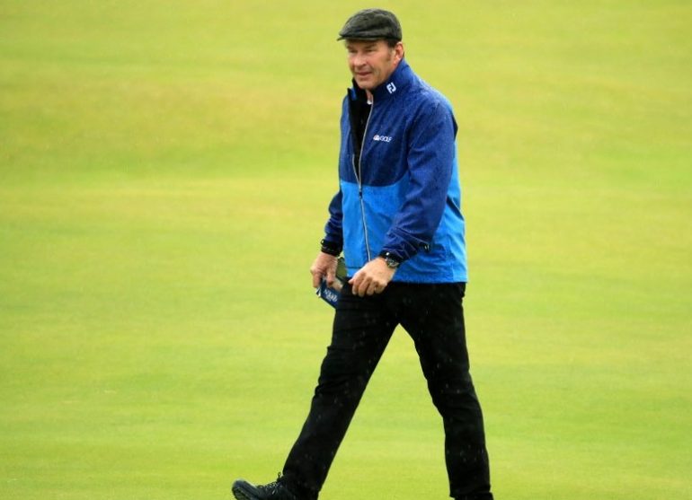 Sir Nick Faldo Photo by Andrew Redington / GETTY IMAGES EUROPE