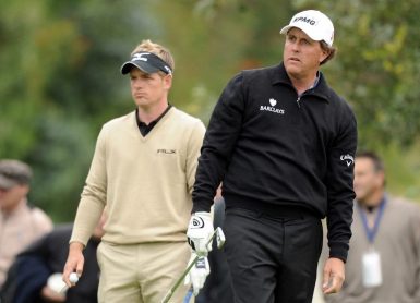 Phil Mickelson Luke Donald Harry How/Getty Images/AFP