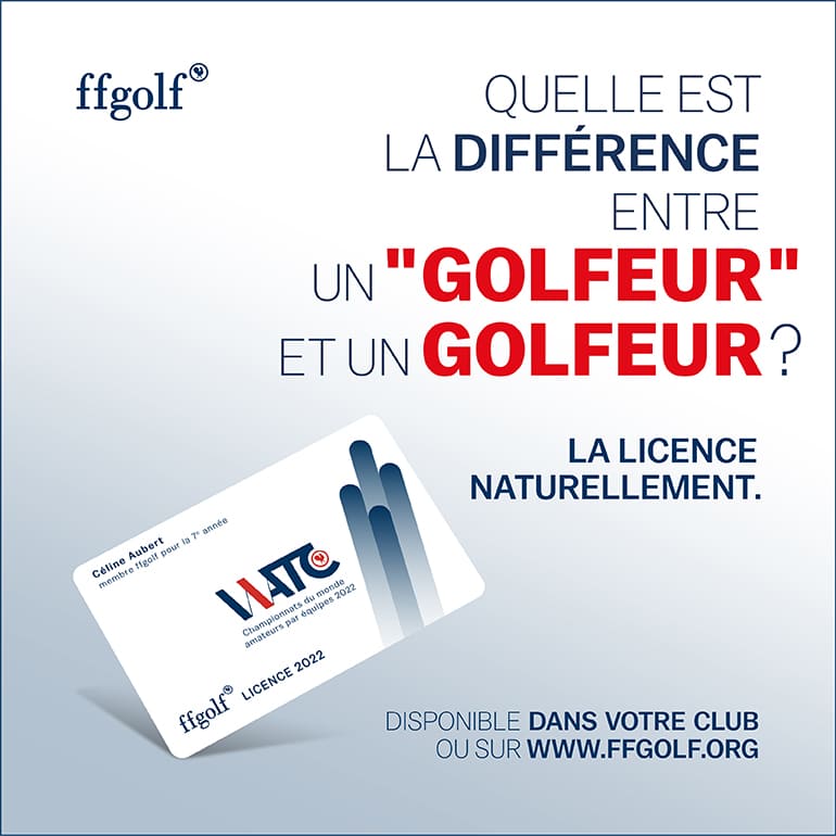 FFGOLF licences golfeur dec 2021 – ticket carré