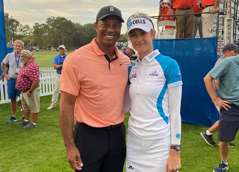 Nelly Korda tellement fan de Tiger Woods