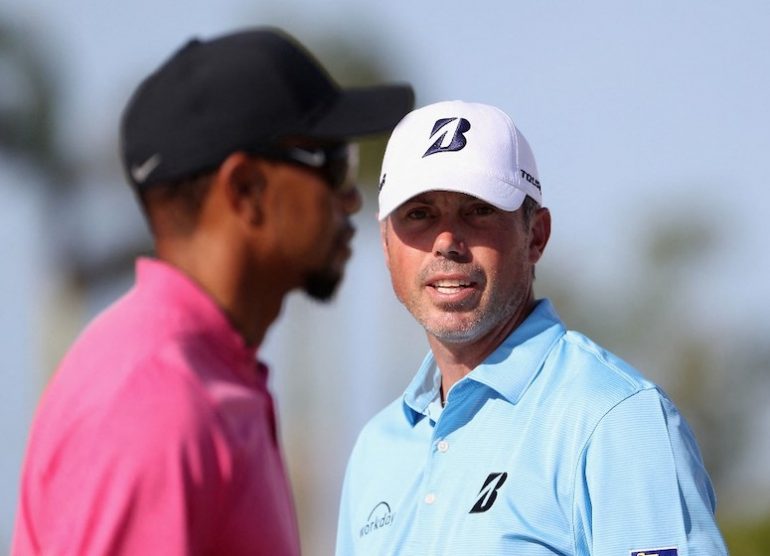 kuchar woods pnc championship Christian Petersen / GETTY IMAGES NORTH AMERICA / Getty Images via AFP