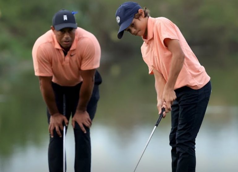 tiger woods et charlie woods pga tour