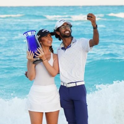 Rencontrée via instagram, cette cadette qui ne connaît rien au golf aide son nouveau petit ami à gagner sur le Korn Ferry Tour