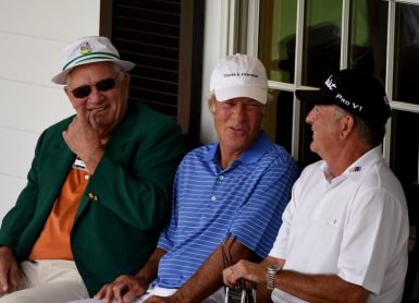 Bob Goalby, Ben Crenshaw Jay Haas Ross Kinnaird/Getty Images/AFP