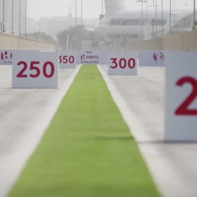 one yard challenge fairway