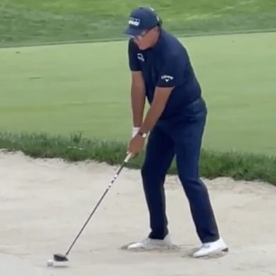 phil mickelson mini driver bunker
