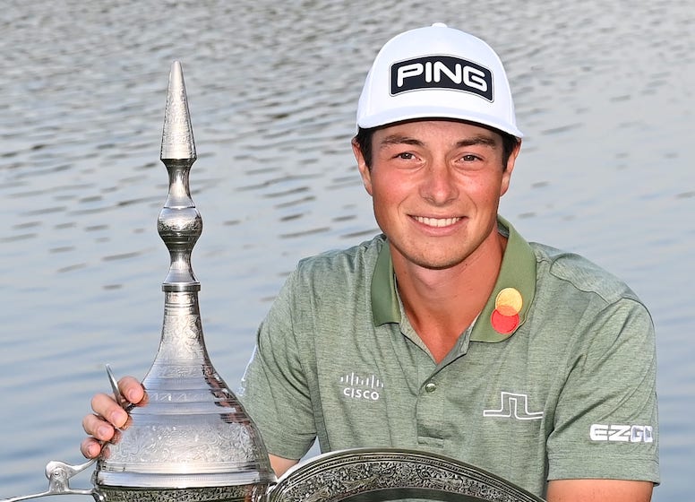 Photo of Viktor Hovland comienza la victoire à Dubaï, Langasque décroche un top 20 – Slync.io Dubaï Desert Classic, Tour 4