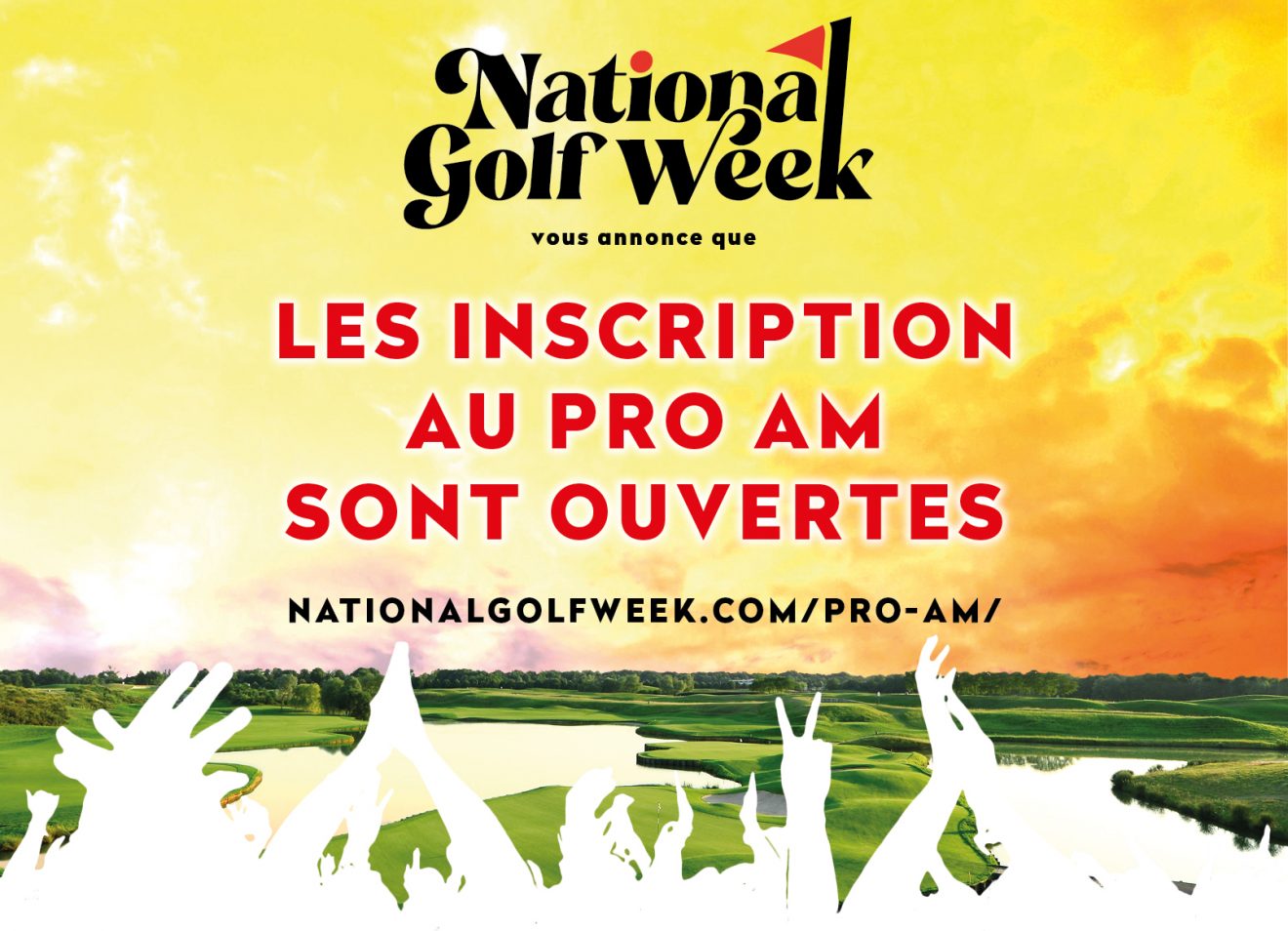 Inscrivez-vous pour le Pro-Am de la National Golf Week !
