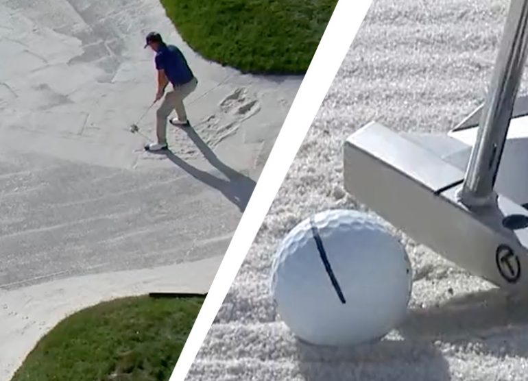 Au putter dans le bunker ! Golf Planète