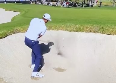 dustin-johnson-bunker-video-genesis-invitational