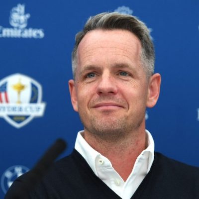 LUKE DONALD Photo by Ross Kinnaird/Getty Images/AFP