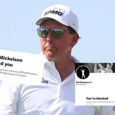 Phil Mickelson se fâche et bloque des followers sur Twitter
