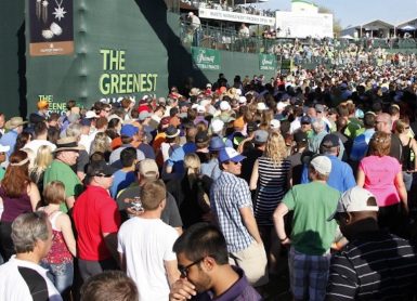 phoenix open portes gates barriere Hunter Martin / GETTY IMAGES NORTH AMERICA / Getty Images via AFP