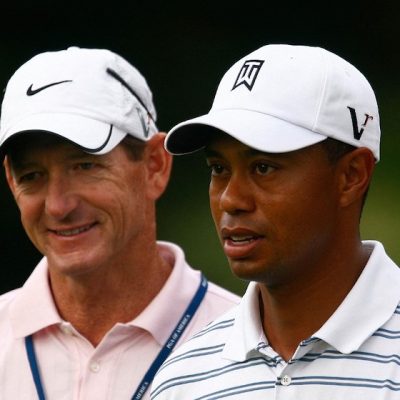 tiger woods hank haney SCOTT HALLERAN / GETTY IMAGES NORTH AMERICA / Getty Images via AFP