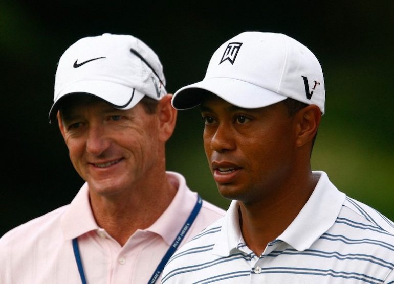 tiger woods hank haney SCOTT HALLERAN / GETTY IMAGES NORTH AMERICA / Getty Images via AFP