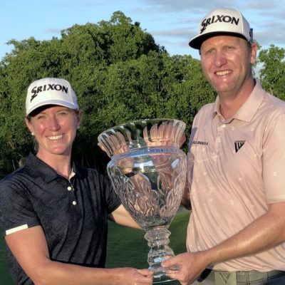 Certainement le chèque le plus important d'un joueur à son caddie