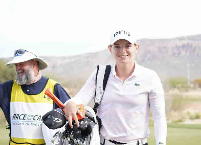 Emma Broze a terminé 25è sur l'Epson tour en Californie