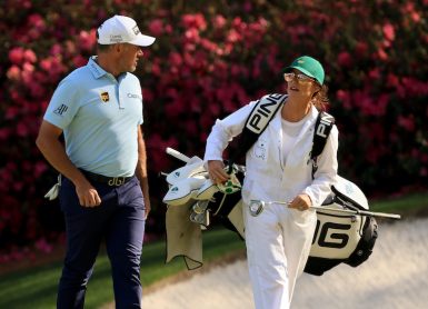 Lee Westwood Helen Westwood ©Masters 2022 Masters Tournament