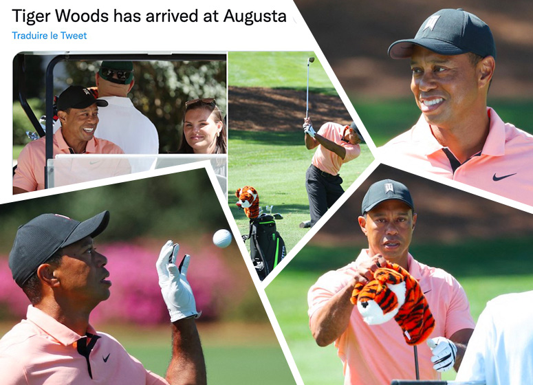Tout indique que Tiger Woods va jouer le Masters... avec de nouvelles chaussures