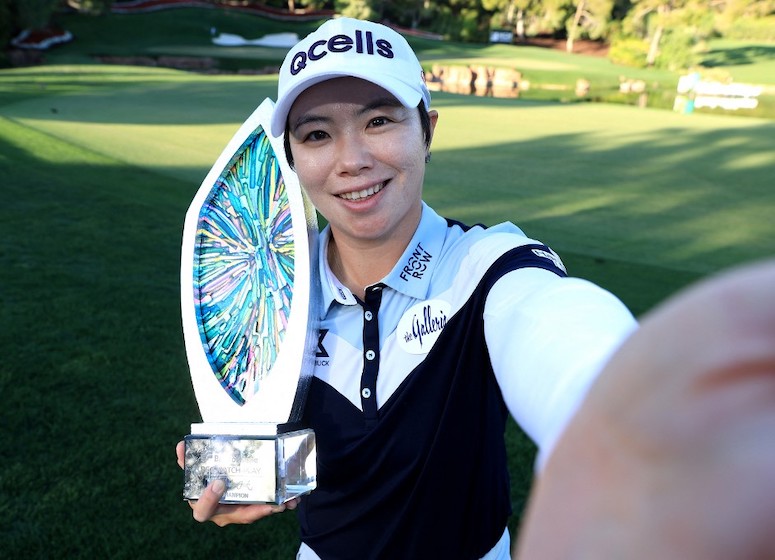 Eun-Hee Ji Photo by Sean M. Haffey / GETTY IMAGES NORTH AMERICA / Getty Images via AFP