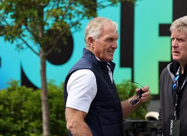 Australian golfer Greg Norman Photo by Adrian DENNIS / AFP