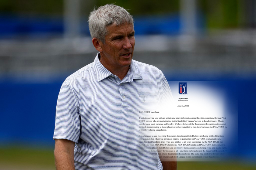 Le PGA Tour suspend les joueurs engagés sur les LIV Golf Invitational Series